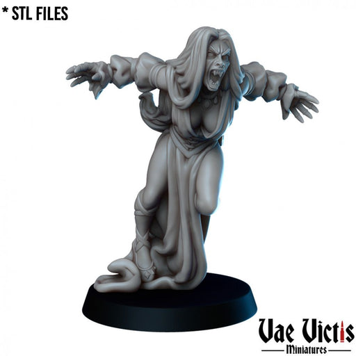 Queen Vampire – Vae Victis 3D printed tabletop miniature