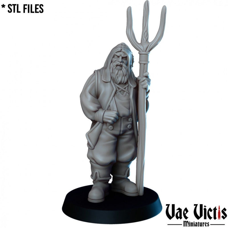 Pitchfork Townfolk – Vae Victis 3D printed tabletop miniature