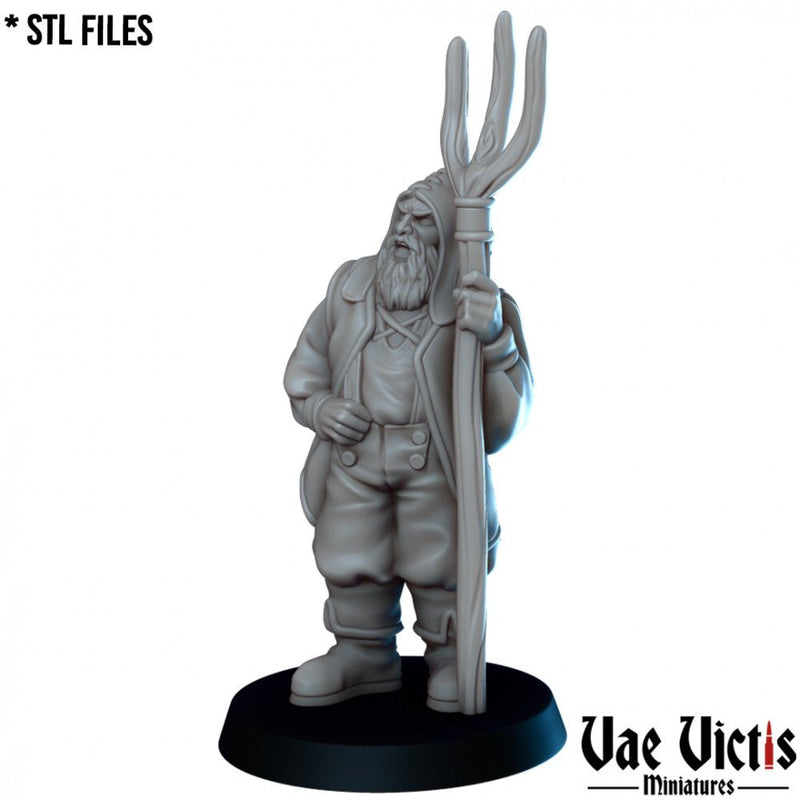Pitchfork Townfolk – Vae Victis 3D printed tabletop miniature