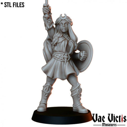 Moon Cleric – Vae Victis 3D printed tabletop miniature