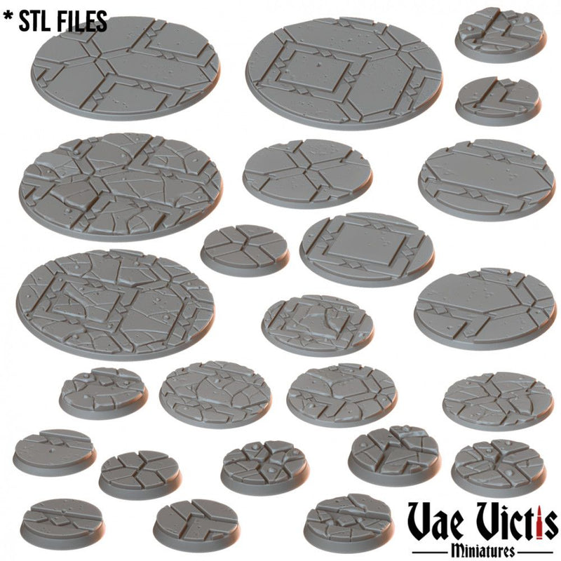Church Bases – Vae Victis 3D printed resin miniature bases