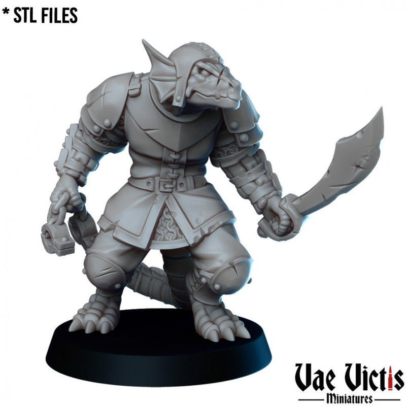 Lizard Guard – Vae Victis 3D printed tabletop miniature