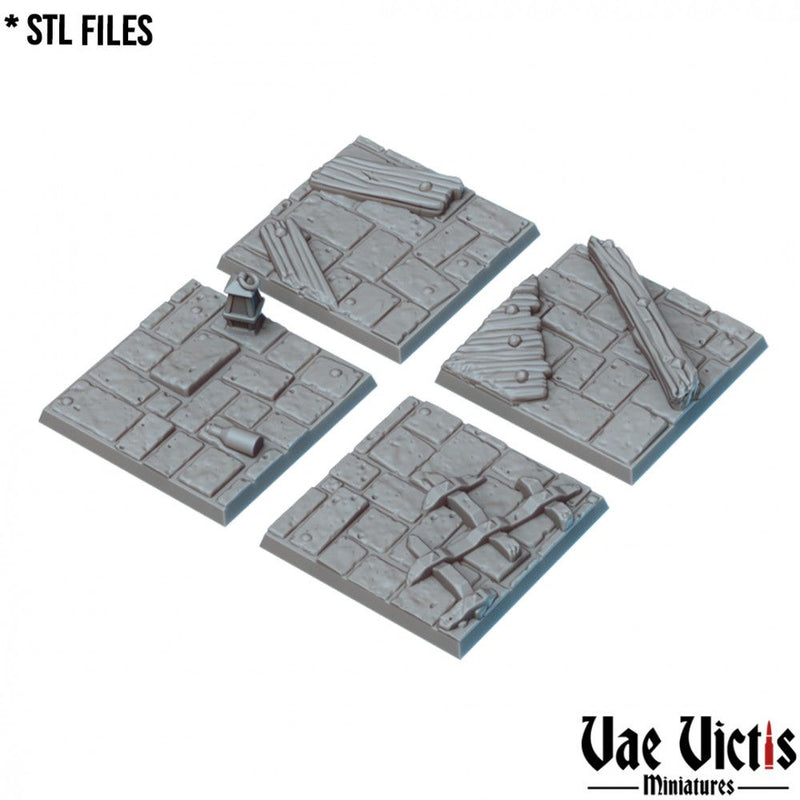 Prison Bases – Vae Victis 3D printed resin miniature bases