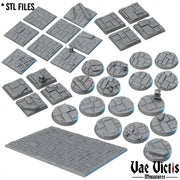 Prison Bases – Vae Victis 3D printed resin miniature bases