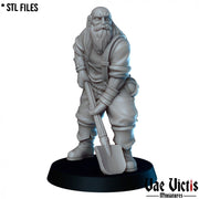 Human Miner – Vae Victis 3D printed tabletop miniature