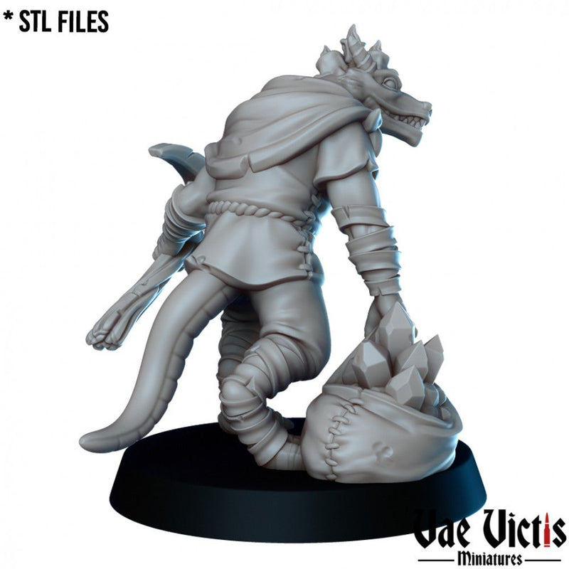 Kobold Miner – Vae Victis 3D printed tabletop miniature
