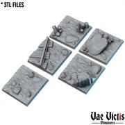 Mine Bases – Vae Victis 3D printed resin miniature bases