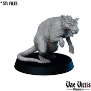 Giant Rats – 4 Pack – Vae Victis 3D printed tabletop miniature