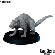 Giant Rats – 4 Pack – Vae Victis 3D printed tabletop miniature
