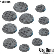Interior Bases – Vae Victis 3D printed resin miniature bases