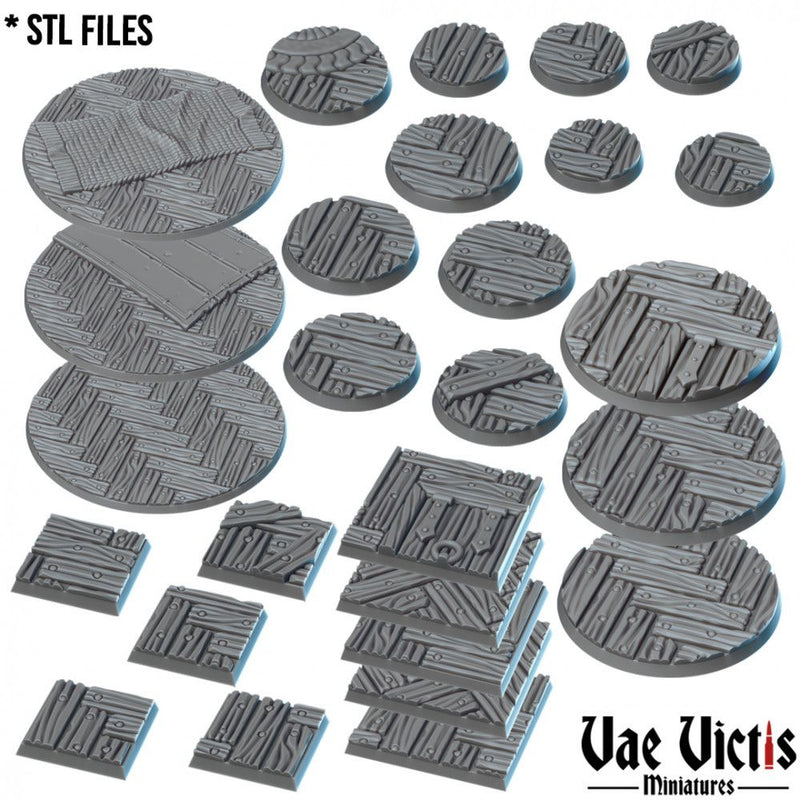 Interior Bases – Vae Victis 3D printed resin miniature bases