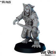 Tabaxi Bandit – Vae Victis 3D printed tabletop miniature