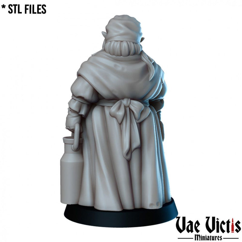 Milk Seller – Vae Victis 3D printed tabletop miniature
