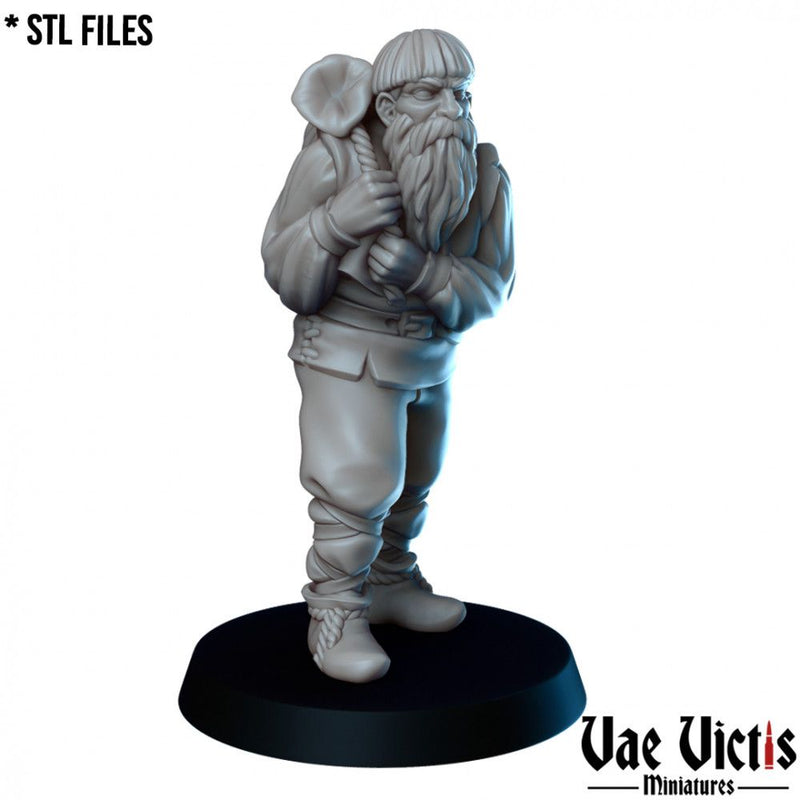 Farmer (Townfolks) – Vae Victis 3D printed tabletop miniature