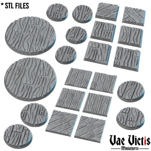 Wood Bases – Vae Victis 3D printed resin miniature bases