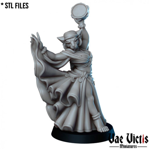 Tabaxi Dancer – Vae Victis 3D printed tabletop miniature