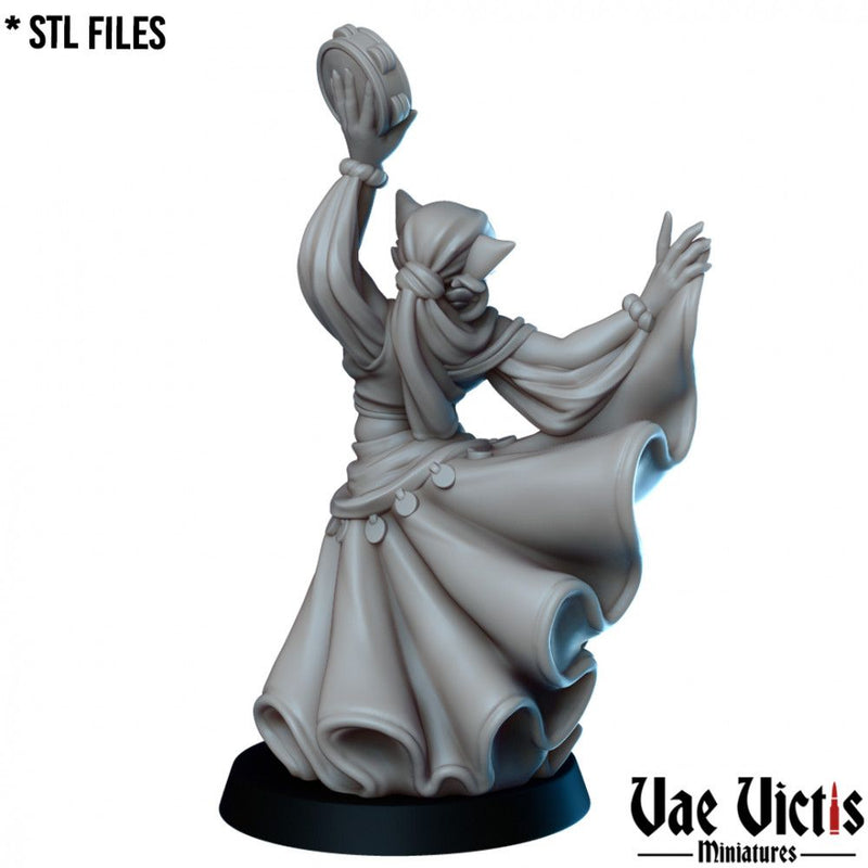 Tabaxi Dancer – Vae Victis 3D printed tabletop miniature