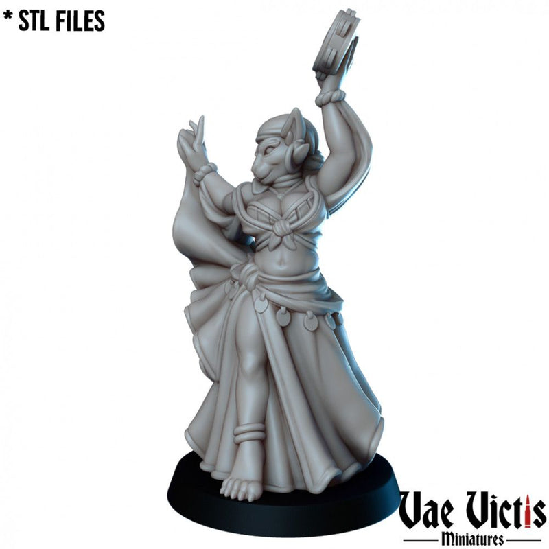 Tabaxi Dancer – Vae Victis 3D printed tabletop miniature