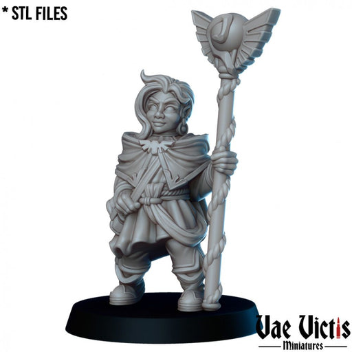 Gnome Healer – Vae Victis 3D printed tabletop miniature