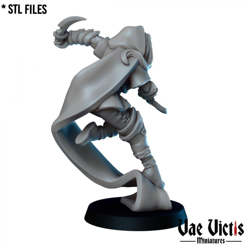 Elf Thief – Vae Victis 3D printed tabletop miniature