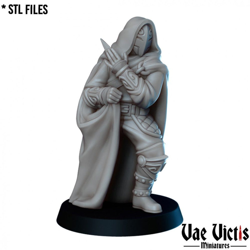 Masked Assassin – Vae Victis 3D printed tabletop miniature