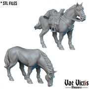 Horses – 2 Pack – Vae Victis 3D printed tabletop miniature