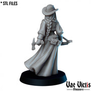 Cowgirl – Vae Victis 3D printed tabletop miniature