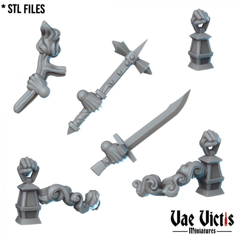 The Plague Hero – Vae Victis 3D printed tabletop miniature