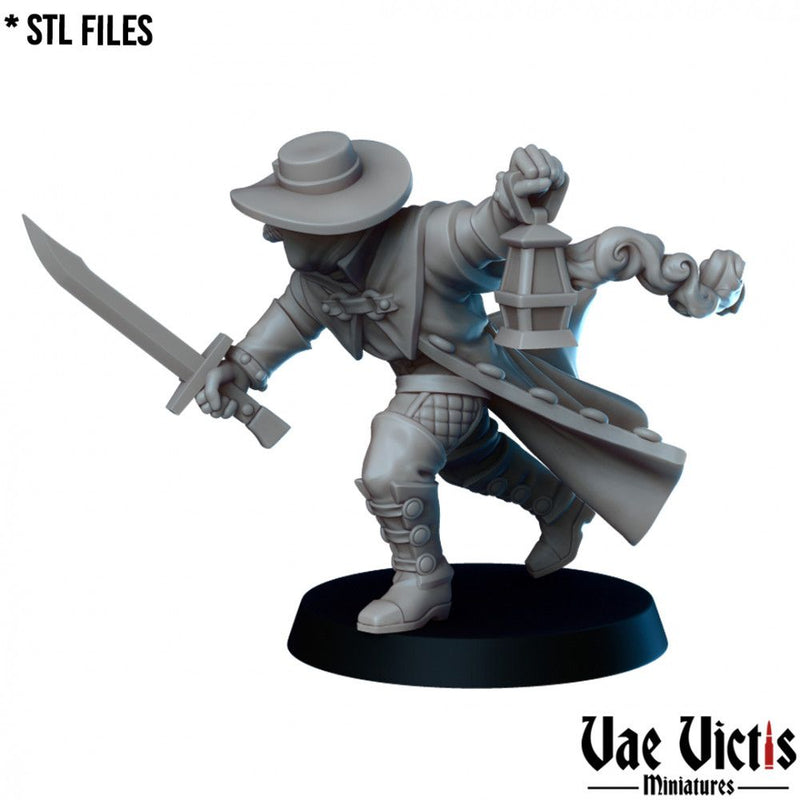 The Plague Hero – Vae Victis 3D printed tabletop miniature