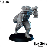 The Plague Hero – Vae Victis 3D printed tabletop miniature