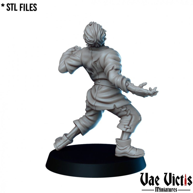 Plague Citizen 01 – Vae Victis 3D printed tabletop miniature