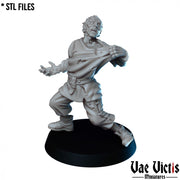 Plague Citizen 01 – Vae Victis 3D printed tabletop miniature