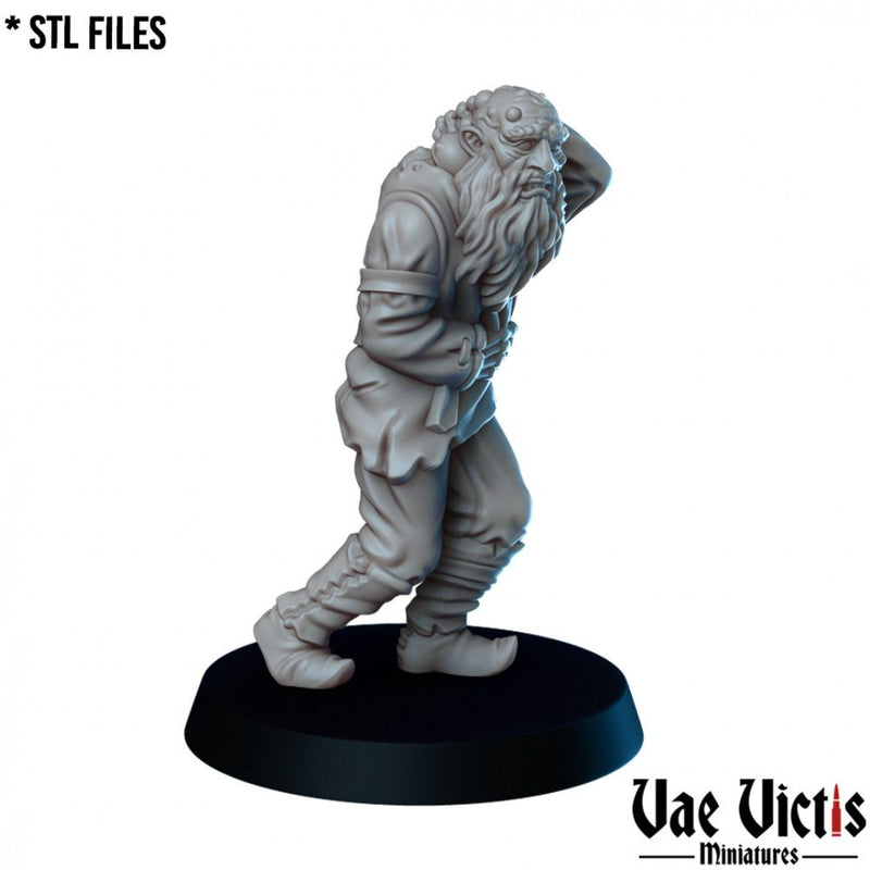 Plague Citizen 02 – Vae Victis 3D printed tabletop miniature