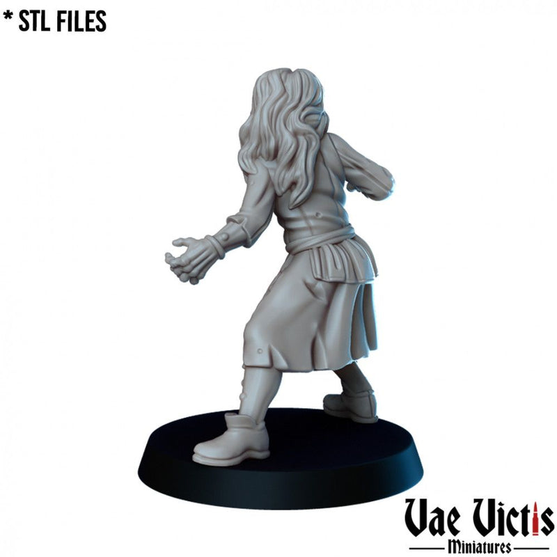 Plague Citizen 03 – Vae Victis 3D printed tabletop miniature