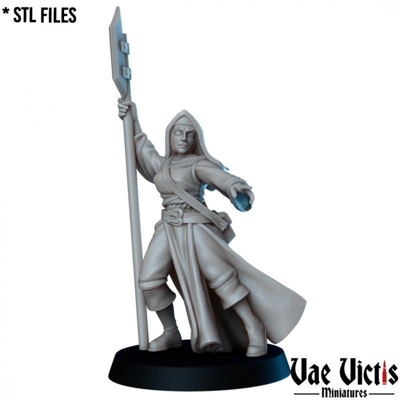 Plague Nun – Vae Victis 3D printed tabletop miniature