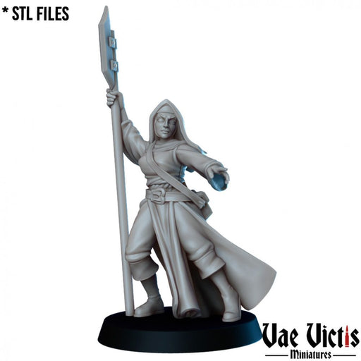 Plague Nun – Vae Victis 3D printed tabletop miniature
