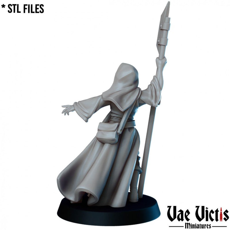 Plague Nun – Vae Victis 3D printed tabletop miniature