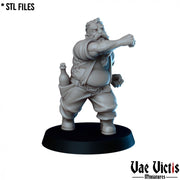 Dwarf Brawler – Vae Victis 3D printed tabletop miniature