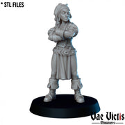 Woman Pirate – 2 Pose Bundle – Vae Victis 3D printed tabletop miniature