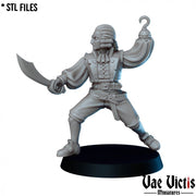 Pirates – 6 Mini Set – Vae Victis 3D printed tabletop miniature