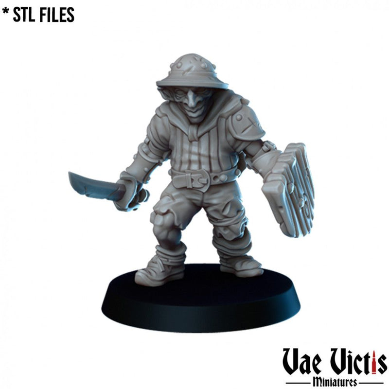 Goblin Fighter #03 – Vae Victis 3D printed tabletop miniature
