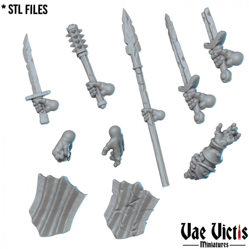 Undead Guard #04 (Battlefield) – Vae Victis 3D printed tabletop miniature