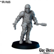 Undead Guards (Battlefield) – 5 Mini Set – Vae Victis 3D printed tabletop miniature
