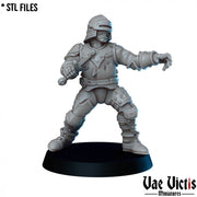 Undead Guards (Battlefield) – 5 Mini Set – Vae Victis 3D printed tabletop miniature