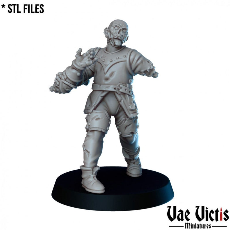 Undead Guards (Battlefield) – 5 Mini Set – Vae Victis 3D printed tabletop miniature