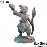 Rabbit Spellcaster – Vae Victis 3D printed tabletop miniature