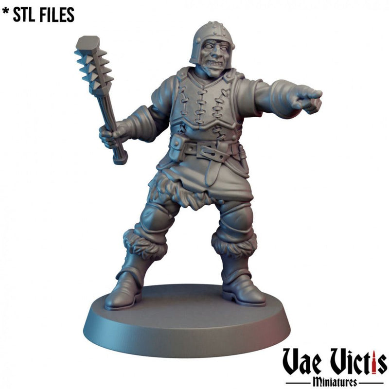 Mercenaries Pack I – 5 Mini Set – Vae Victis 3D printed tabletop miniature