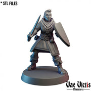 Mercenaries Pack II – 5 Mini Set – Vae Victis 3D printed tabletop miniature