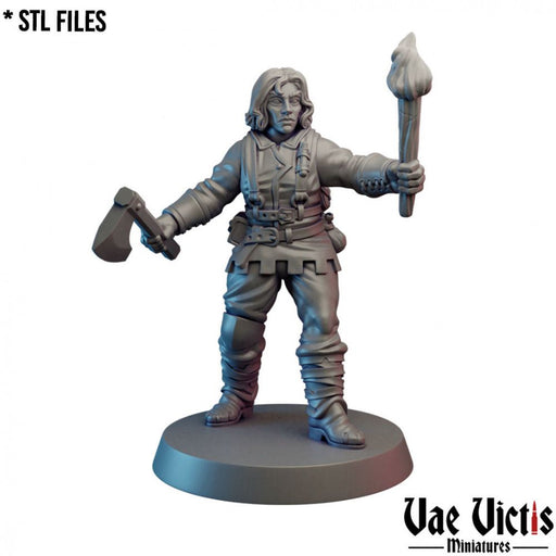 Mercenary (Woman) #03 (Pack II) – Vae Victis 3D printed tabletop miniature
