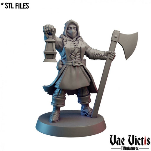 Mercenary (Woman) #04 (Pack II) – Vae Victis 3D printed tabletop miniature